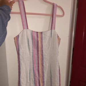 Cute striped summer beach dress